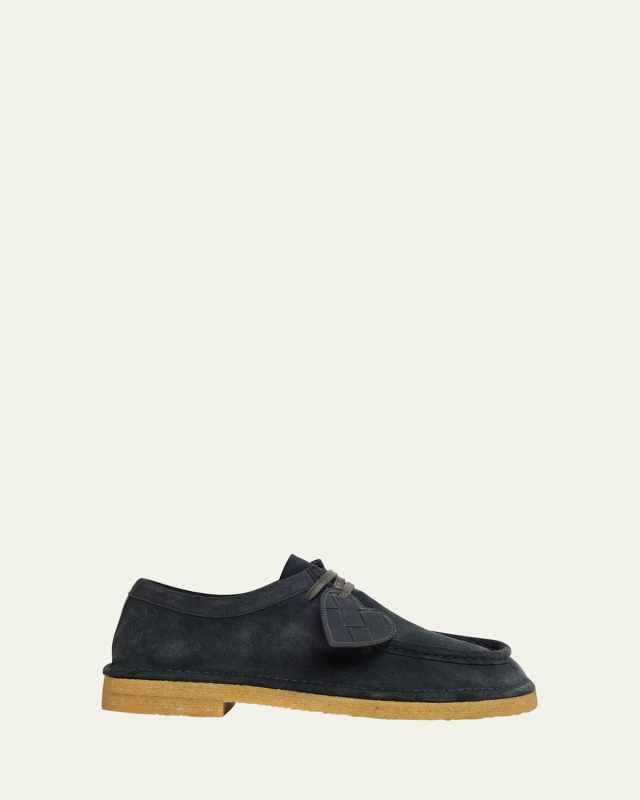 Daddy Derby Suede Wallabee Booties